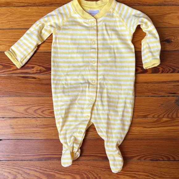 Yellow Striped Kids One Piece - Picture 1 of 4
